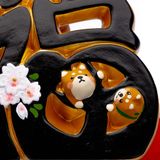 Gia Đình Chó Shiba Mang Chữ 