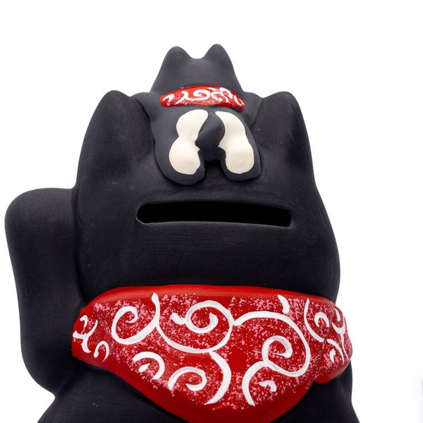 Ống heo Chó Shiba Và Con Vẫy Tay Mang Măy Mắn - Màu Đen