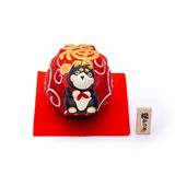 Ống Heo Chó Shiba Mang Túi Vận May - Size Nhỏ - Màu Đen