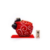 Ống Heo Chó Shiba Mang Túi Vận May - Size Nhỏ - Màu Đen