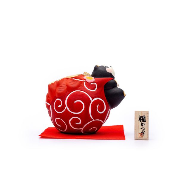 Ống Heo Chó Shiba Mang Túi Vận May - Size Nhỏ - Màu Đen