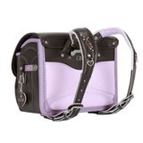 Cặp Randoseru Mimi Cube Yoko Brown X Metallic Lavender