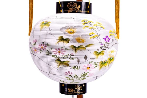 Đèn Lồng Cung Đình Gotenmaru số 11 Makie Tranh Lụa 007