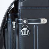 Cặp Randoseru Pelican Pokke Đen Chỉ Lam