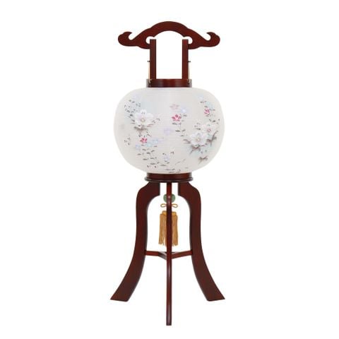 Đèn Lồng Cung Đình Mikino số 10 Tranh Lụa Đôi lụa 412