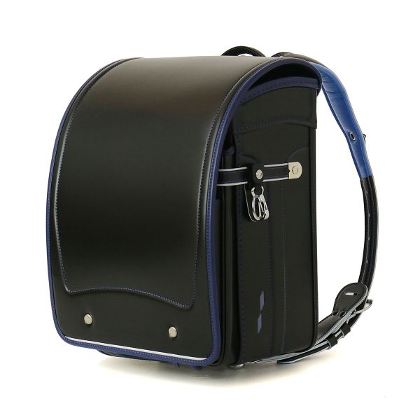 Cặp Randoseru Elephant Cube Black X Marine Blue