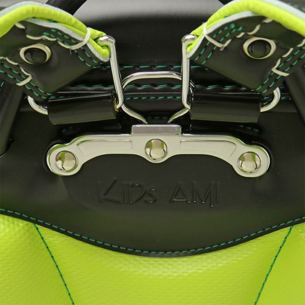 Cặp Randoseru Elephant Cube Black - Green Stitching