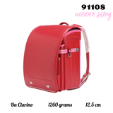 Cặp Randoseru Wonder Shiny Milan Red X Peach Blossom