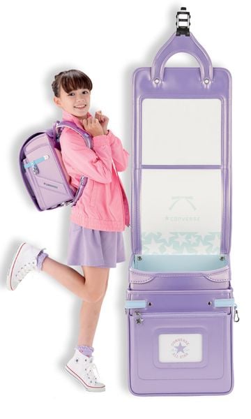 Cặp Randoseru Converse Basic Model Metallic Lavender