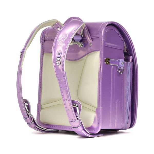 Cặp Randoseru Pelican Pokke Tím Ánh Kim