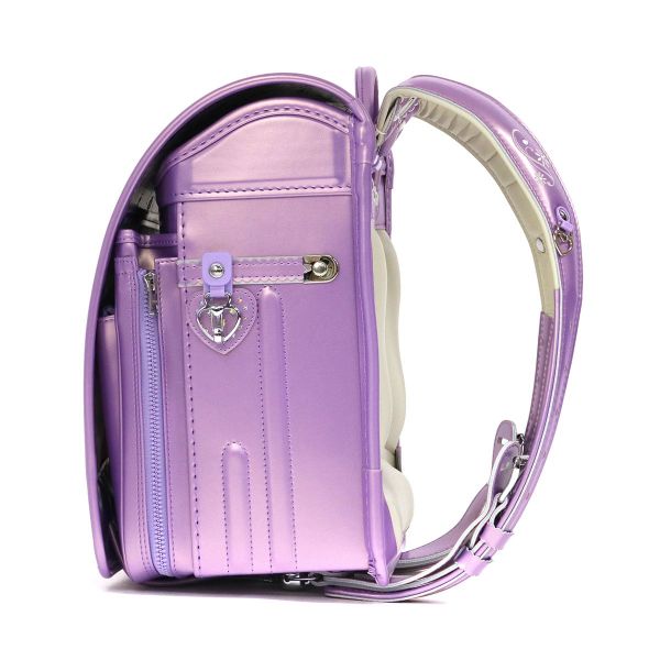 Cặp Randoseru Pelican Pokke Tím Ánh Kim