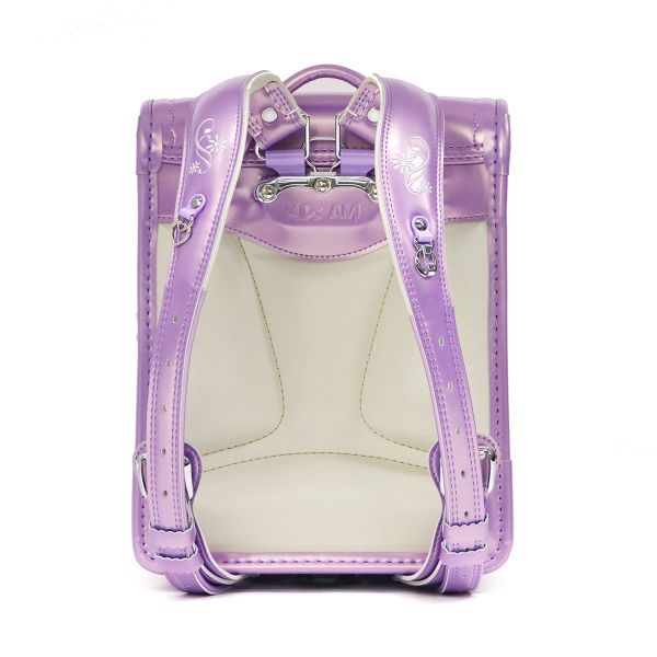 Cặp Randoseru Pelican Pokke Tím Ánh Kim