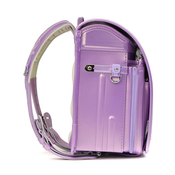 Cặp Randoseru Pelican Pokke Tím Ánh Kim