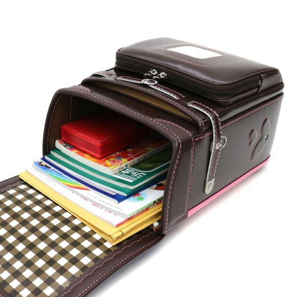 Cặp Randoseru 19006 Friendly Leather Nâu