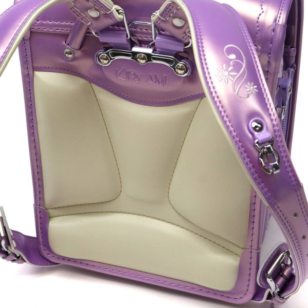 Cặp Randoseru Pelican Pokke Tím Ánh Kim