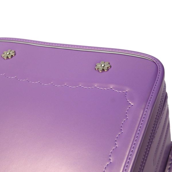 Cặp Randoseru Pelican Pokke Tím Ánh Kim