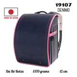 Cặp Randoseru Denimo Navy X Peach Blossom