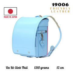Cặp Randoseru 19006 Friendly Leather Xanh Trời