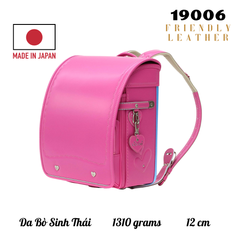 Cặp Randoseru 19006 Friendly Leather Hồng Phấn