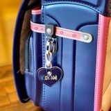 Cặp Randoseru Wonder Shiny Pearl Navy X Metallic Pink