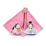 Búp Bê Hina Mini Trên Đệm Hoa Đào