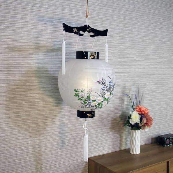 Đèn Lồng Cung Đình Gotenmaru số 11 Makie Tranh Lụa 011