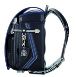 Cặp Randoseru Wonder Shiny Black X Marine Blue