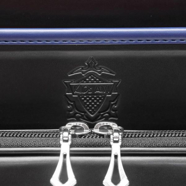 Cặp Randoseru Amity Black x Marine Blue - Marine Blue Stitching