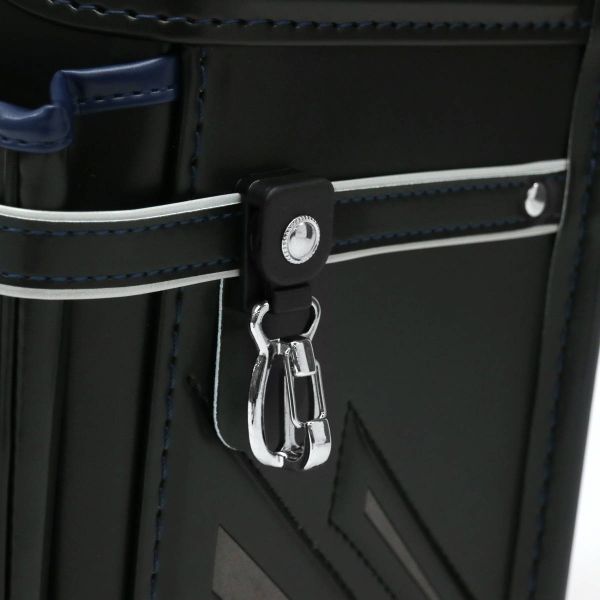 Cặp Randoseru Amity Black x Marine Blue - Marine Blue Stitching