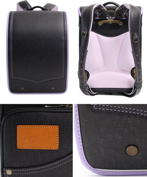 Cặp Randoseru Denimo Black X Violets