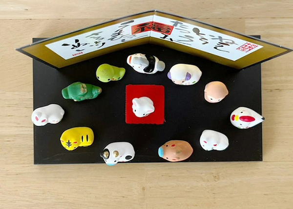 Bộ Tượng 12 Con Giáp Gốm Sứ Cao Cấp Nhật Bản