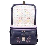 Cặp Randoseru Mimi Cube Yoko Denim X Violets - Purple Stitching