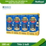  Sữa Bột Pha Sẵn 1+ Nutifood GrowPLUS+ Biếng ăn (XANH) - Tăng cân khỏe mạnh 180ml thùng 48 hộp - LIVE GP+ 