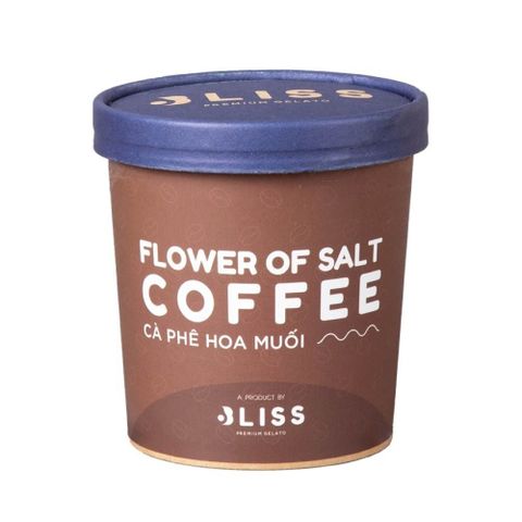  KEM CÀ PHÊ HOA MUỐI 473ML BLISS PREMIUM GELATO 