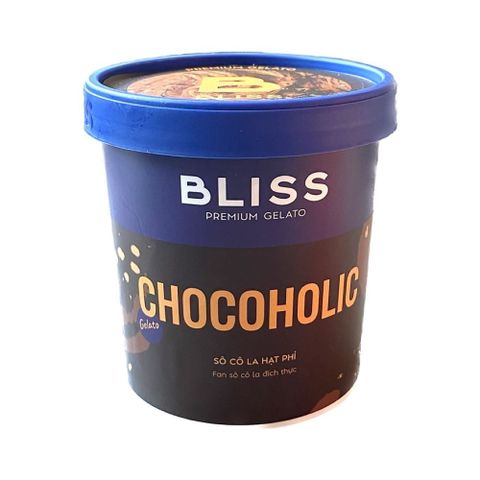  KEM SÔ CÔ LA HẠT PHỈ 473ML BLISS PREMIUM GELATO 