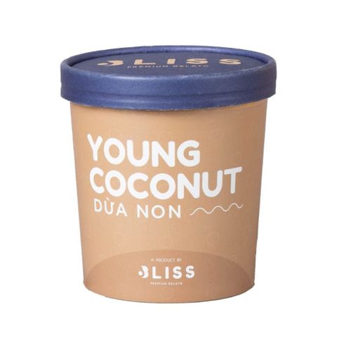  KEM DỪA NON 473ML BLISS PREMIUM GELATO 