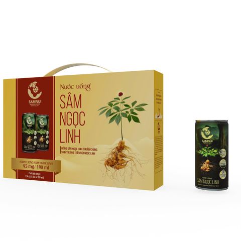  Nước Uống Sâm Ngọc Linh Lon 190ml 