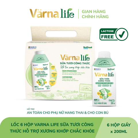  Thực phẩm bổ sung Varna Life sữa tươi công thức (Xanh) 