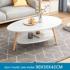 Bàn trà phong cách Bắc Âu hình quả trứng GP56
