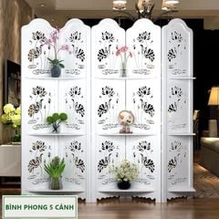 Bình phong hoa sen IG478