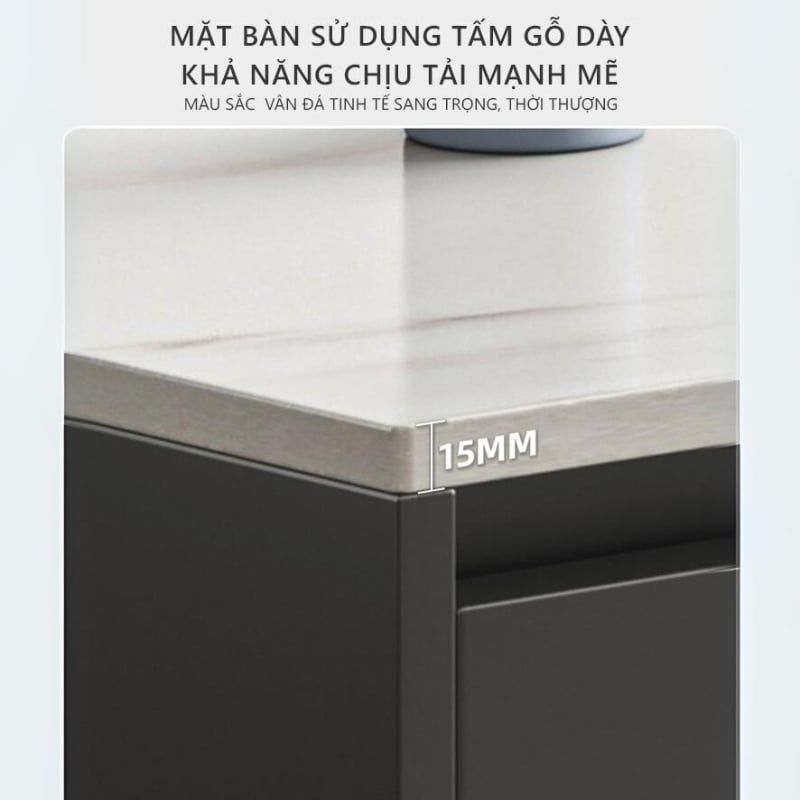 Bàn trà sofa mặt vân đá GP296