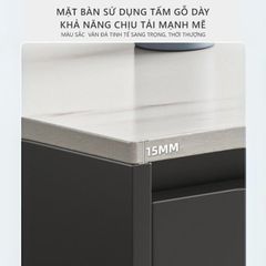 Bàn trà sofa mặt vân đá GP296