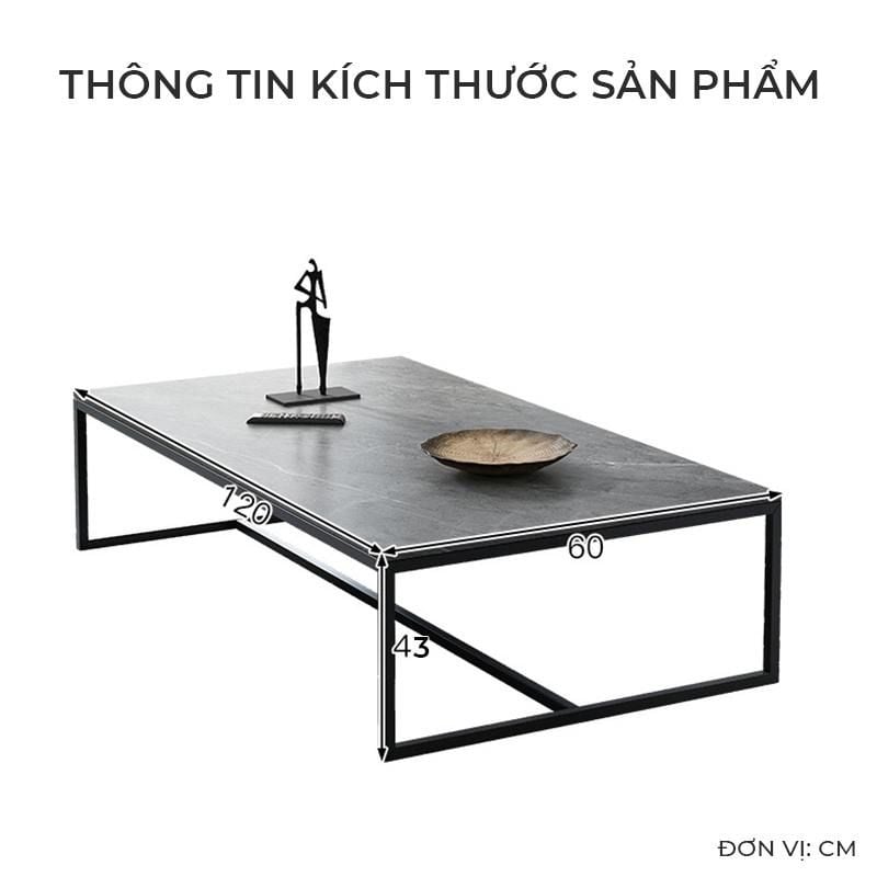 Bàn trà sofa vân đá sang trọng GM150