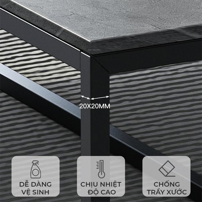 Bàn trà sofa vân đá sang trọng GM150
