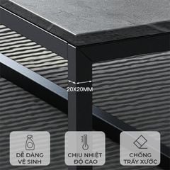 Bàn trà sofa vân đá sang trọng GM150