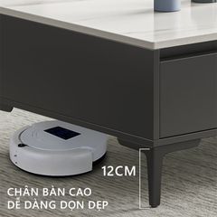 Bàn trà sofa mặt vân đá GP296