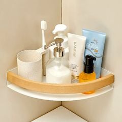 Kệ góc nhà tắm dán tường nhỏ gọn, chắc chắn - GM201