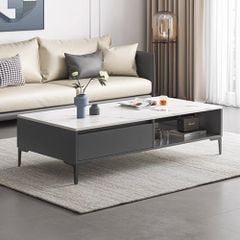 Bàn trà sofa mặt vân đá GP296