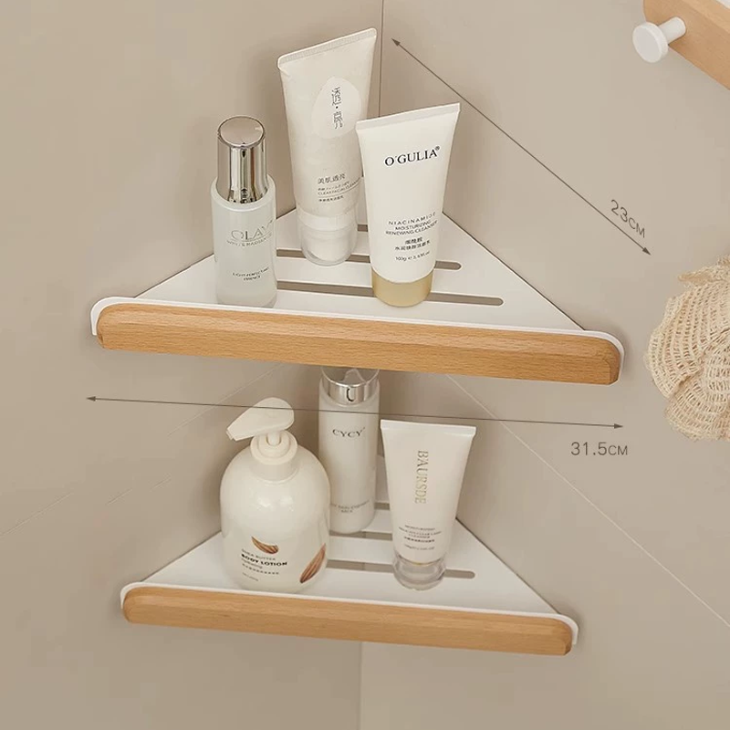 Kệ dán góc tường đa năng gỗ kết hợp kim loại - GM183