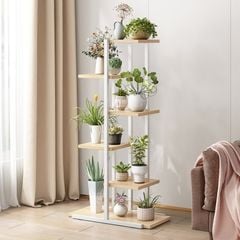 Kệ để chậu hoa chậu cây đa tầng gỗ MDF khung thép - GM159
